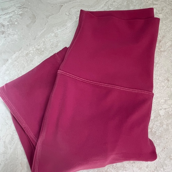 Lululemon Align High-Rise Pant 28" Size 2 in Pink Lychee - Picture 5 of 6
